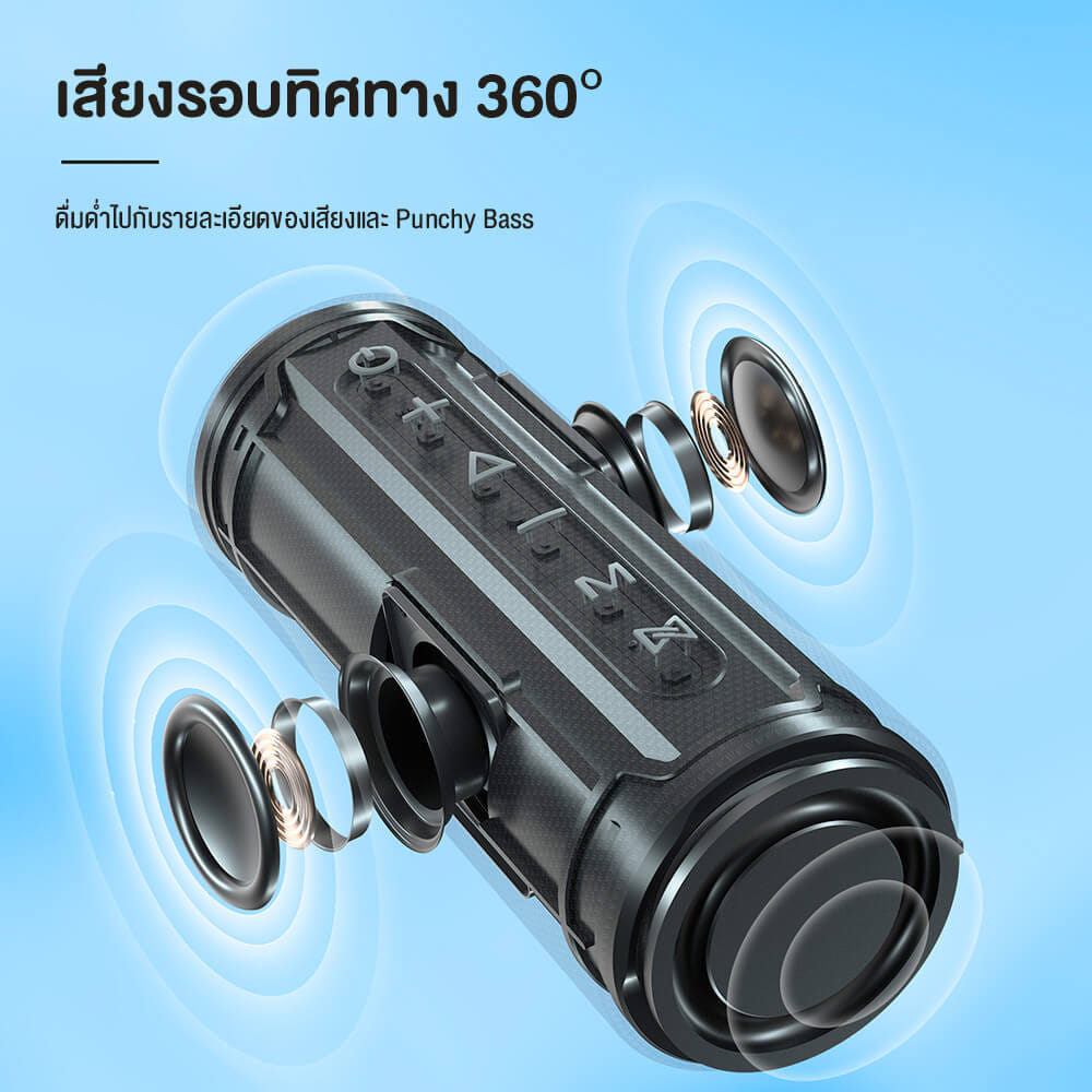 ลำโพงบลูทูธ TRONSMART MIRTUNE C20 24W - สีดำ